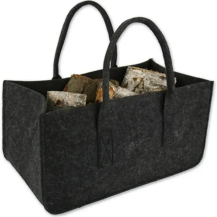 Sac de rangement de feu en bois Non tissé Durable