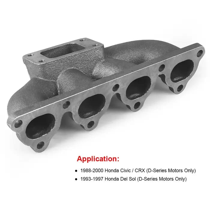 Collecteur d'échappement Turbo en fonte pour Honda Civic