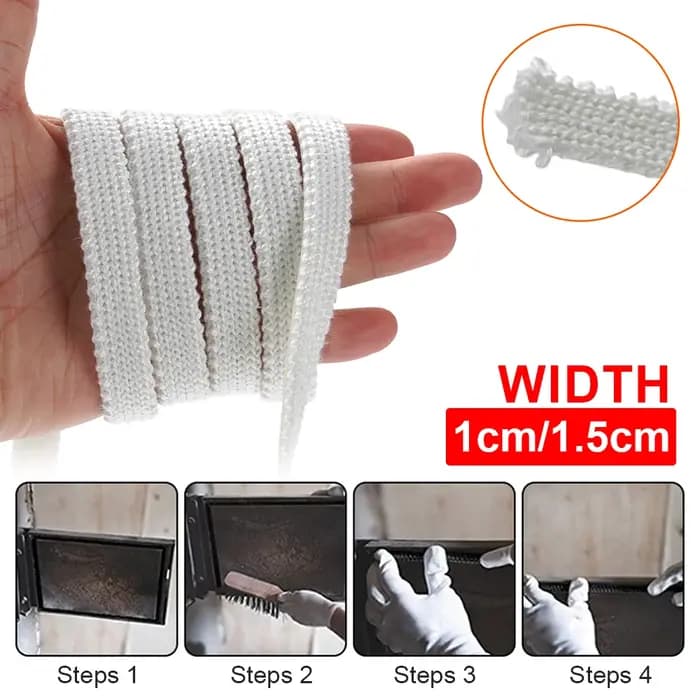 Ruban Adhésif Blanc pour Poêles Plats de 2m/3m