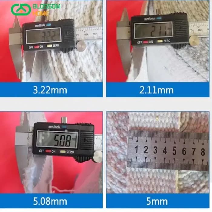 Bande de fibres céramiques ignifuges et réfractaires pour isolation thermique