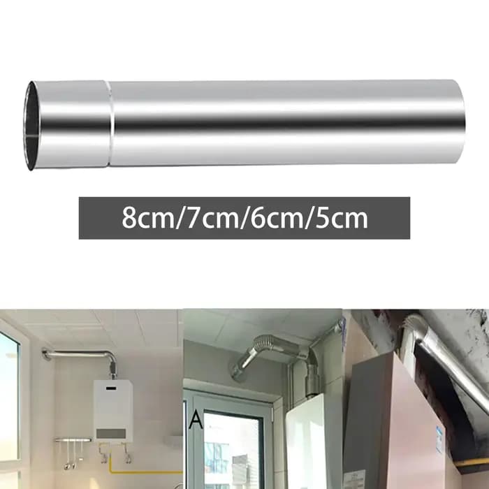 Tuyau de poêle avec soupape de régulation pour l'extraction des fumées de la cheminée