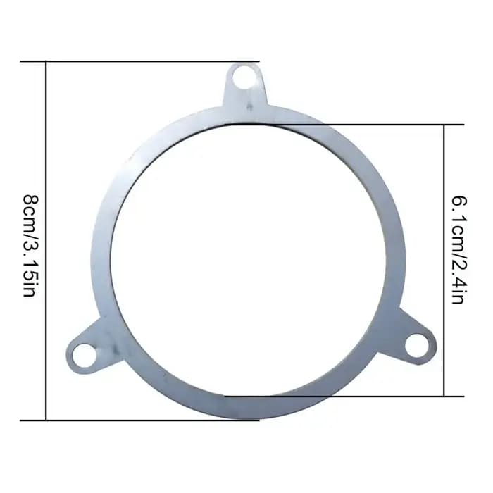 Anneau coupe-vent de cheminée en acier inoxydable, résistant aux hautes températures, raccord de poê