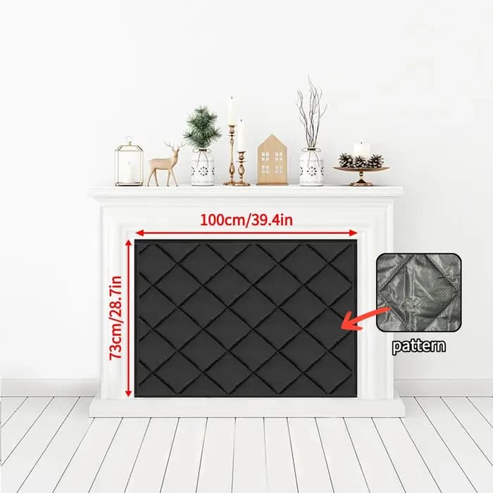Le couvercle de cheminée à velcro bloque l'air froid d'entrée fournissant un isolation