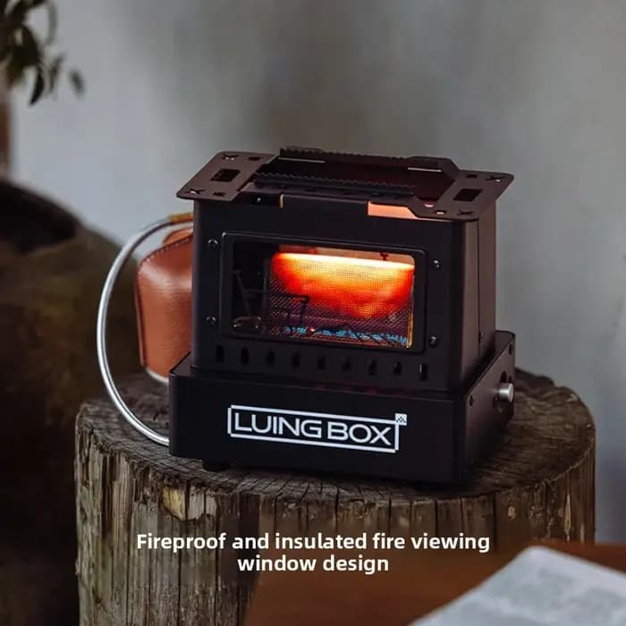 LUING BOX Camping extérieur rétro poêle chauffage