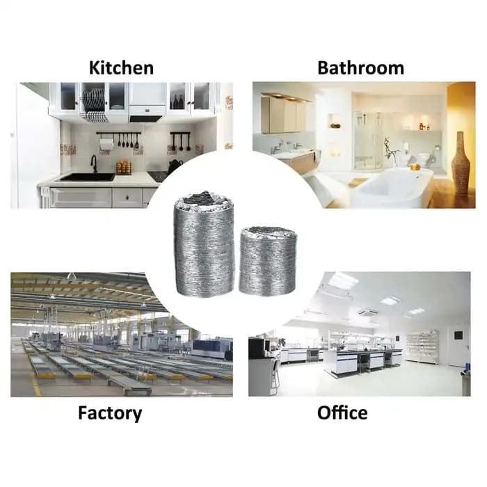 Tuyau de Ventilation en PVC et aluminium