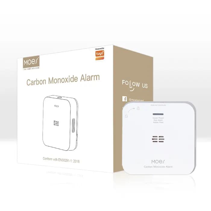 MOES Tuya ZigBee CO détecteur alarme fuite de gaz détecteur de monoxyde de carbone sans fil ménage g