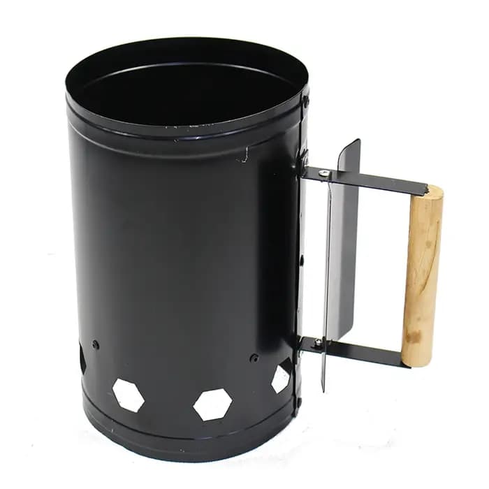 Seau de démarrage rapide pour charbon de bois, résistant aux hautes températures, outils de cuisson