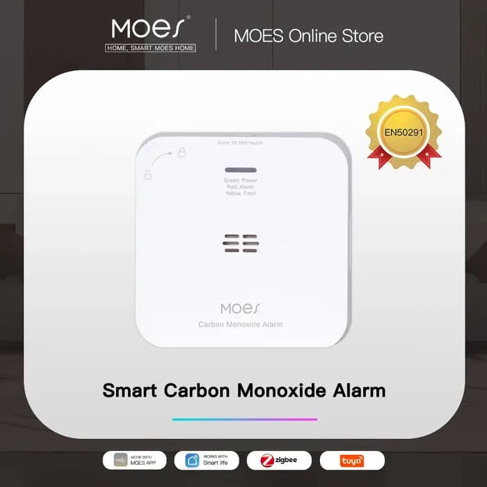 MOES Tuya ZigBee CO détecteur alarme fuite de gaz