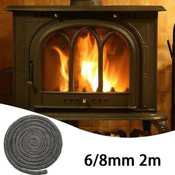 Corde à enquêter Noire pour Poêle à Bois