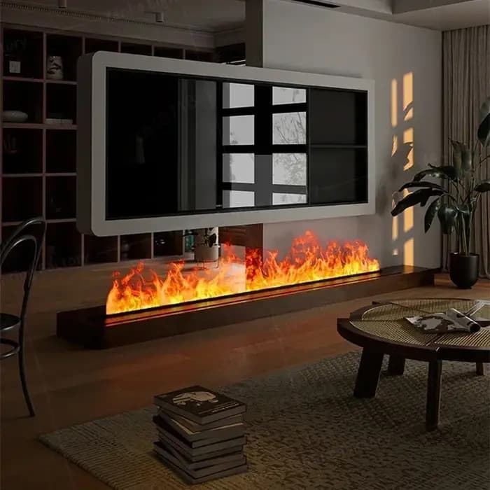 Cheminée électrique à vapeur d'eau 3D