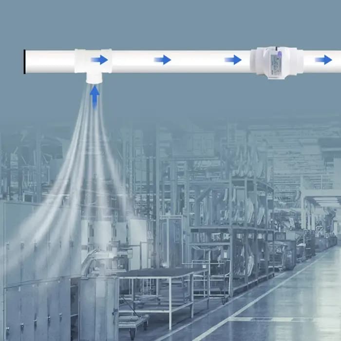 Ventilateur de conduit d'échappement intérieur 12V 18W