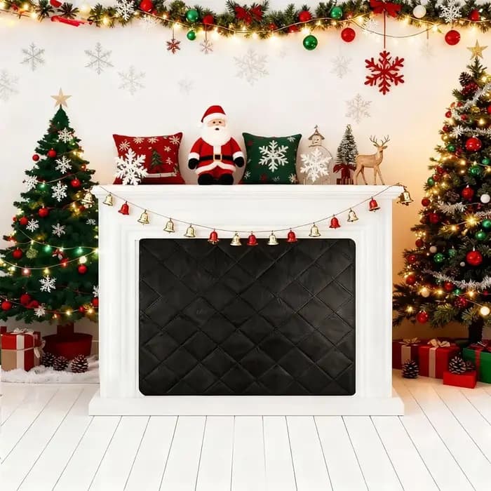 Le couvercle de cheminée à velcro bloque l'air froid d'entrée fournissant un isolation