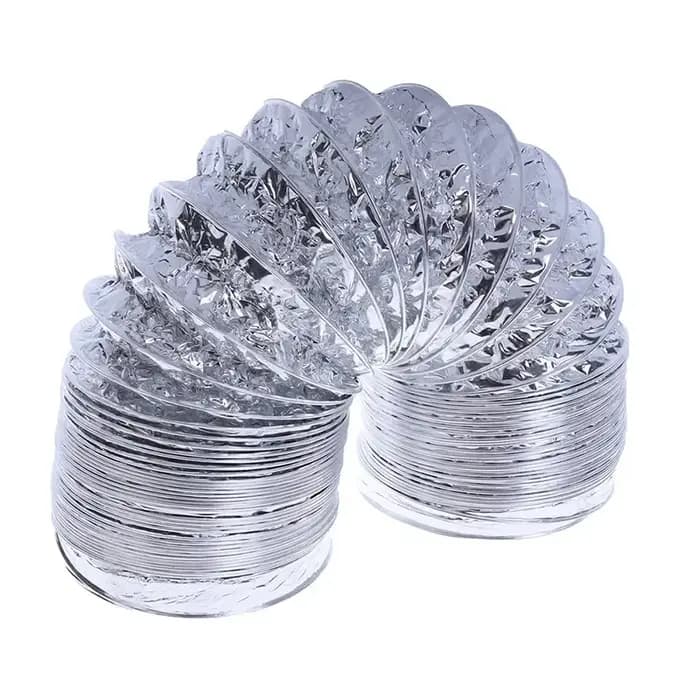 Tuyau de ventilation flexible en PVC et aluminium
