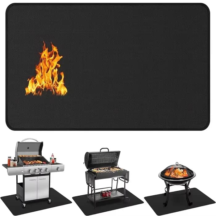 Tapis de Barbecue d'extérieur pour protéger les sols en bois