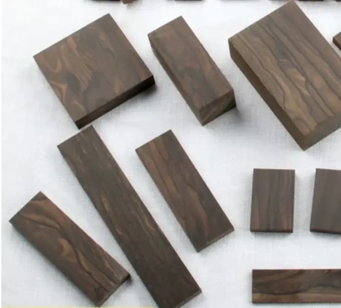 Longueur: 250mm largeur: 40mm épaisseur: 30mm Ziricote Ciricote Cordia Dodecandra bûches de bois bricolage