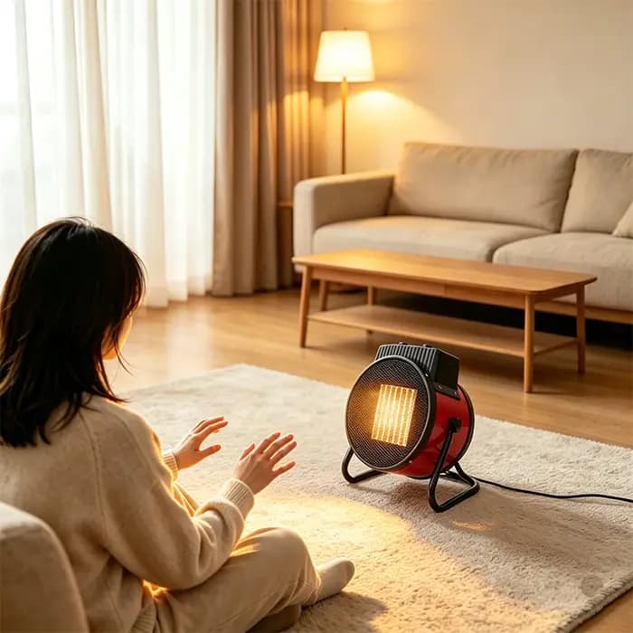 Chauffage Électrique Portable Industriel avec Souffleur