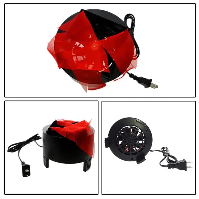 Behogar-Lampe LED en Forme de Flamme Simulée, Brasier Brûlant, Accessoire pour Halloween, ixde Noël, Décoration de Bar