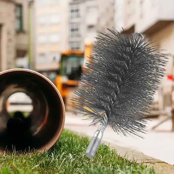 Brosse de nettoyage de cheminée à usage pratique