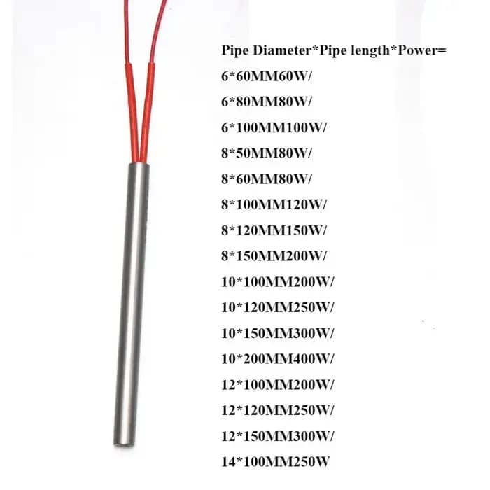 Allumeur de tube de chauffage pour poêle à granulés