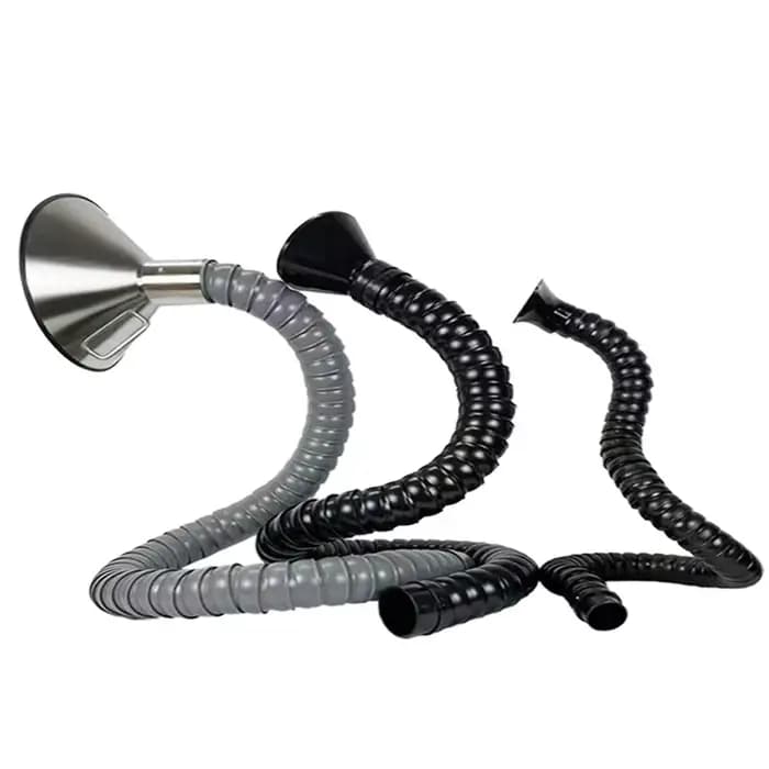 Tuyau flexible de ventilation pour l'extraction des fumées