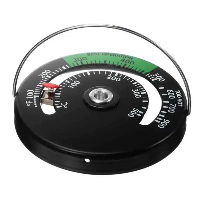 Thermomètre magnétique pour poêle à bois