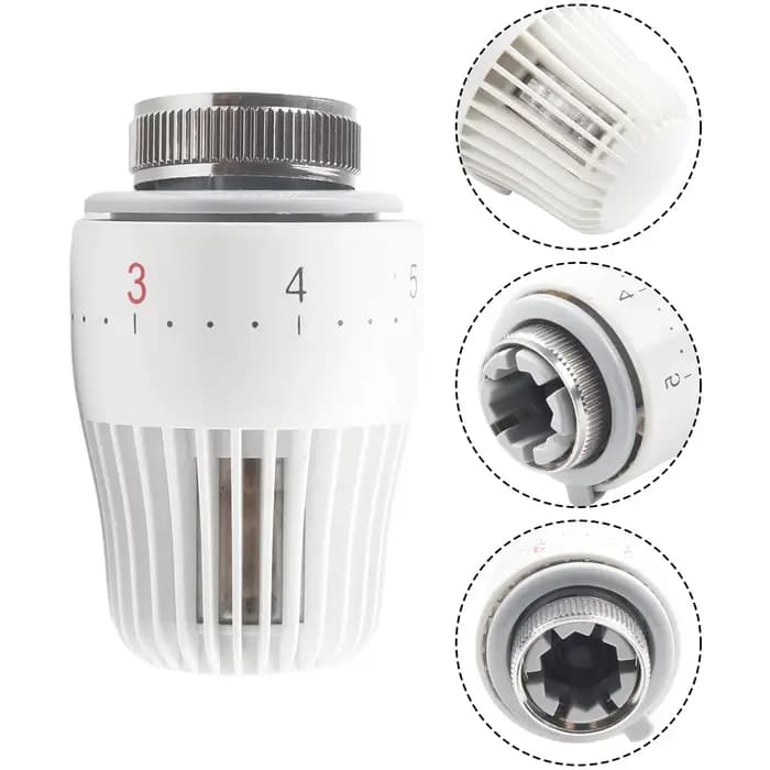 Tête de vanne de contrôle de température thermostatique M30x1.5