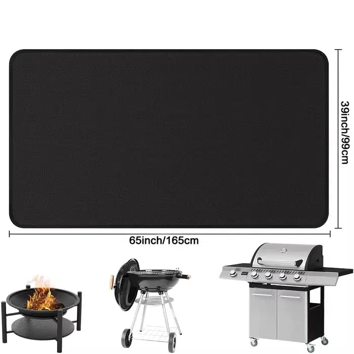 Tapis de Barbecue d'extérieur pour protéger les sols en bois