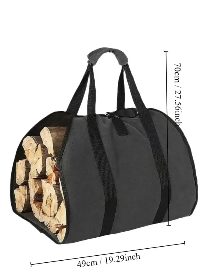 Sac fourre-tout de transport de bûches de bois de chauffage