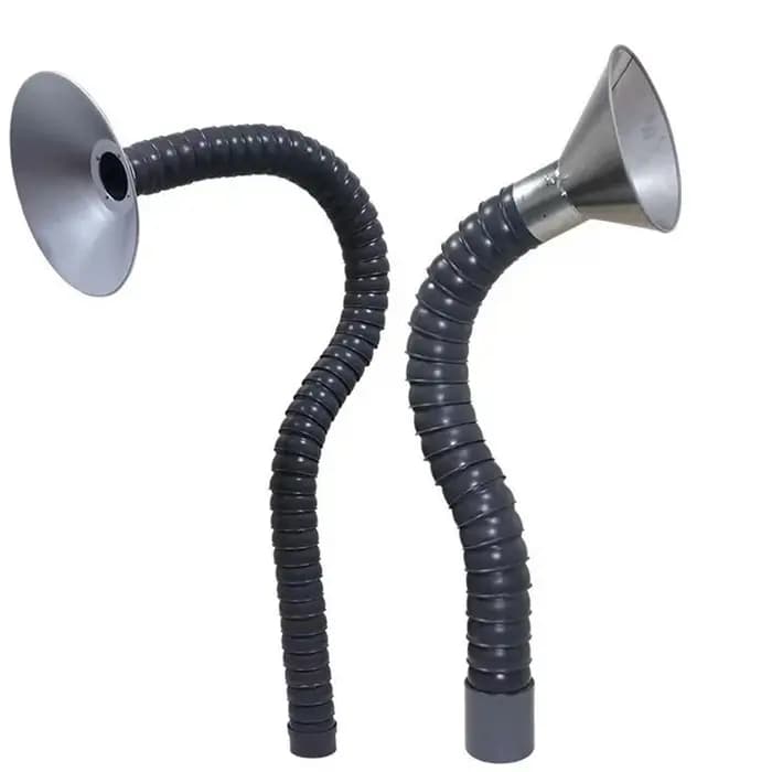 Tuyau flexible de ventilation pour l'extraction des fumées