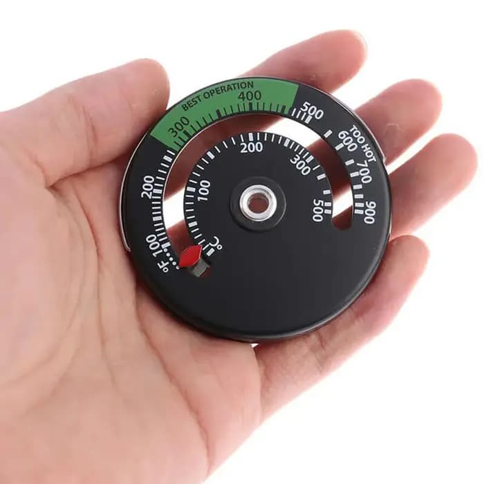 Thermomètre magnétique pour poêle à bois