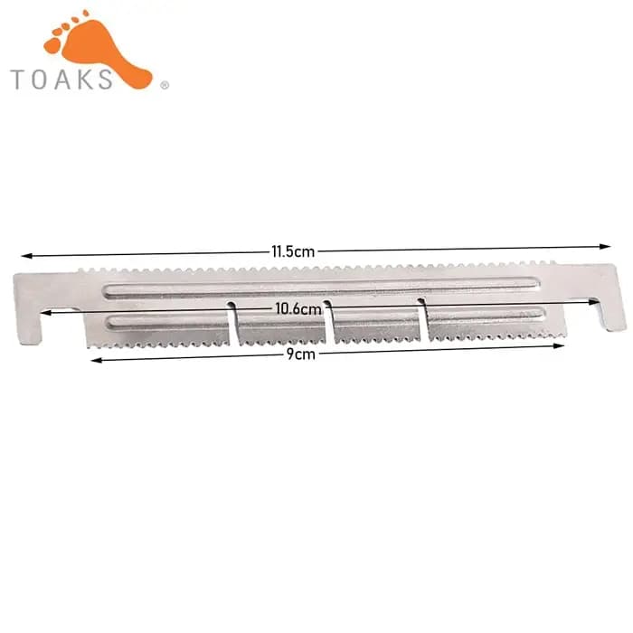 TOAKS – Support de poêle à bois en titane pour l'extérieur