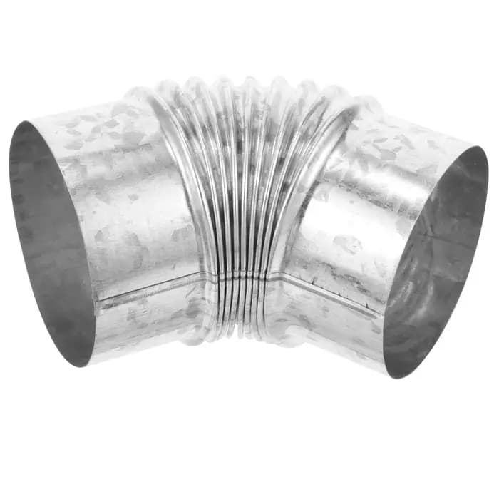 Tuyau de cheminée pour poêle à bois, coude en acier inoxydable à 45 degrés, extension de tuyau d'échappement, kit de cheminée, remplacement pour poêle extérieur, ventilation