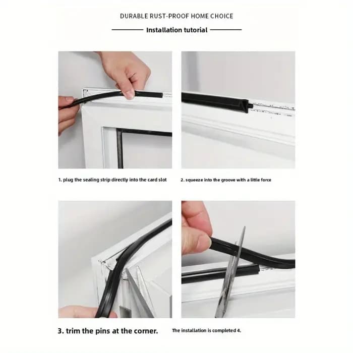 Bandes d'étanchéité de fenêtre en PVC
