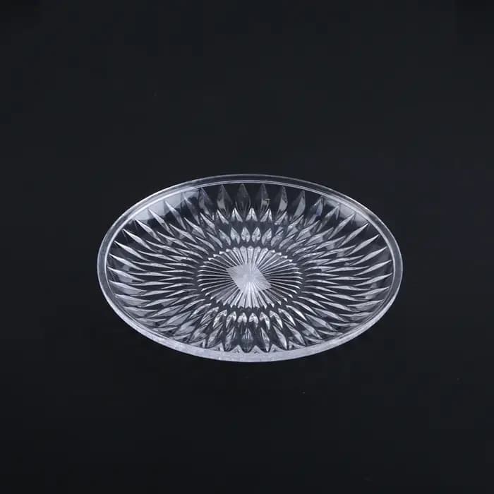 Assiette de fruits transparente pour collations et bonbons, assiette de fruits en plastique transpar