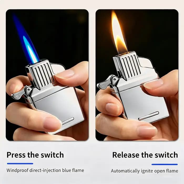Insert de gaz métallique 2-en-1 à flamme douce et coupe-vent pour pièces de rechange de briquet Zorro Zippo Chief